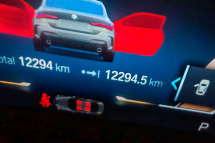Used BMW 4 Series 2023 425i M Sport Night Edition Odometer Close Up