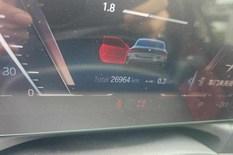 Used BMW 4 Series 2023 425i M Sport Package Odometer Close Up