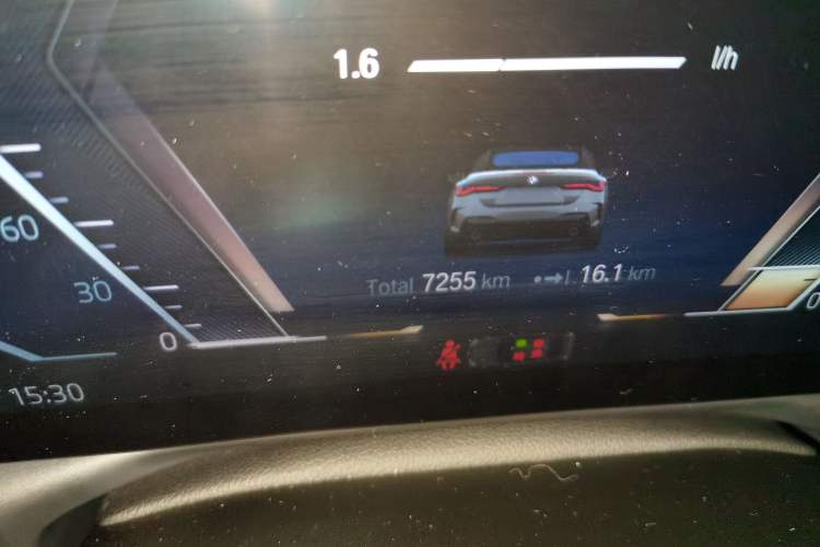 Used BMW 4 Series 2023 425i Convertible M Sport Package Odometer Close Up