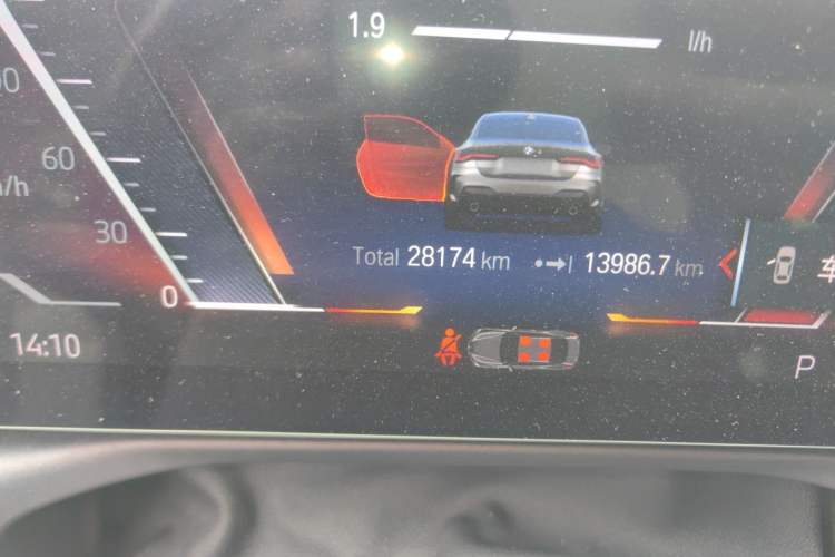 Used BMW 4 Series 2023 430i M Sport Night Edition Odometer Close Up