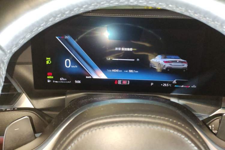 Used BMW 4 Series 2023 430i Convertible M Sport Night Edition Package Odometer Close Up