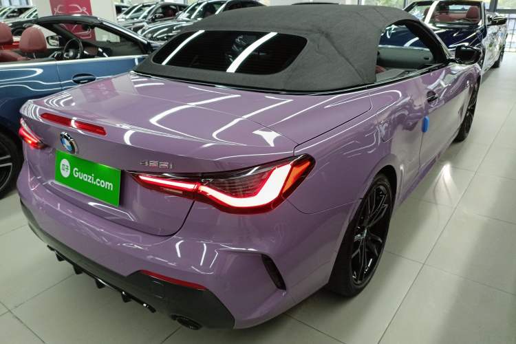 Used BMW 4 Series 2023 425i Convertible M Sport Night Edition Package Rear Right 45 Deg