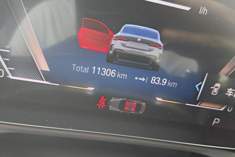 Used BMW 4 Series 2023 425i M Sport Night Edition Odometer Close Up