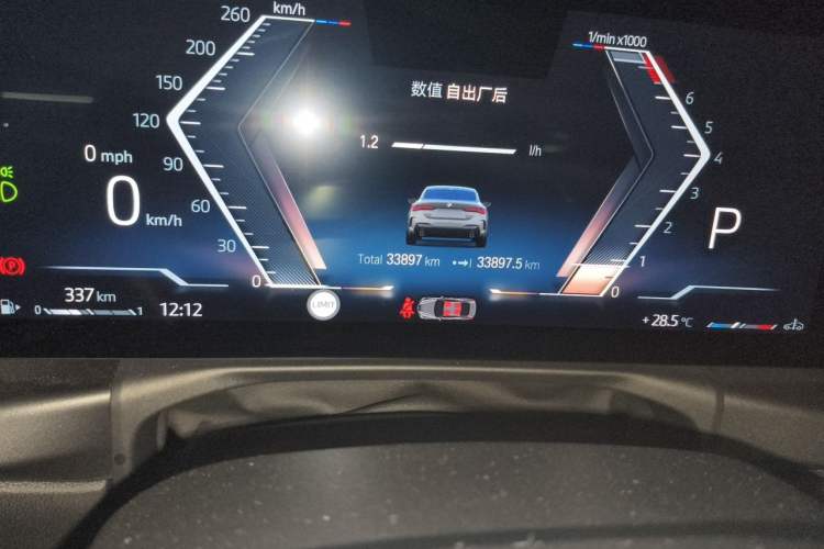 Used BMW 4 Series 2023 430i M Sport Night Edition Odometer Close Up