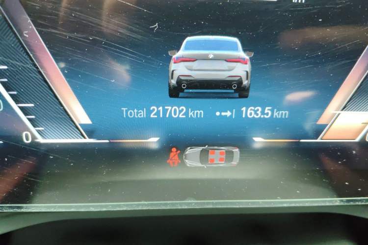Used BMW 4 Series 2023 425i M Sport Package Odometer Close Up
