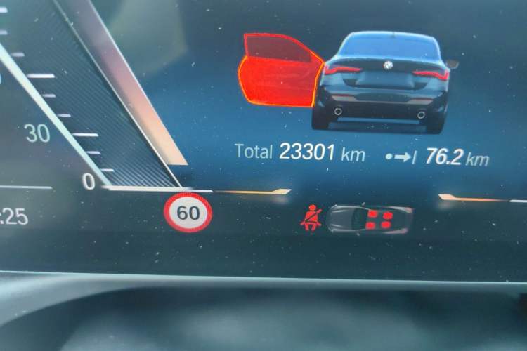 Used BMW 4 Series 2023 430i M Sport Night Edition Odometer Close Up