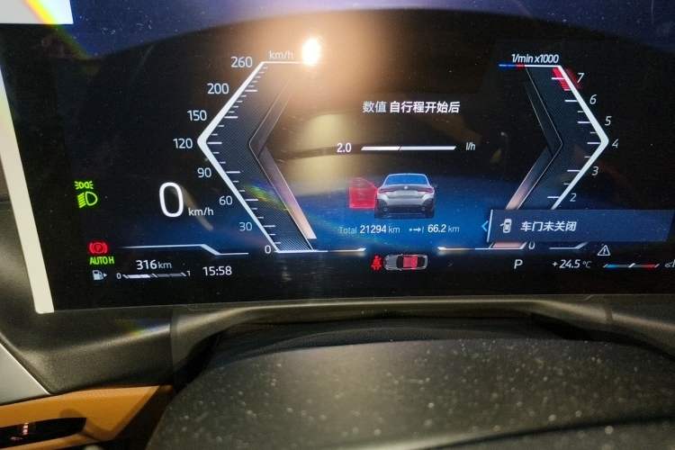 Used BMW 4 Series 2023 425i Gran Coupe M Sport Night Edition Package Odometer Close Up