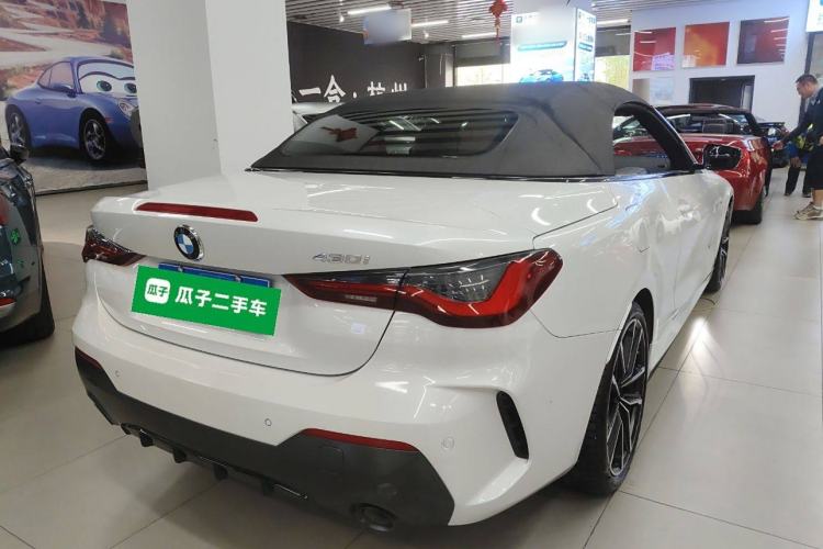 Used BMW 4 Series 2023 430i Convertible M Sport Night Edition Package Rear Right 45 Deg
