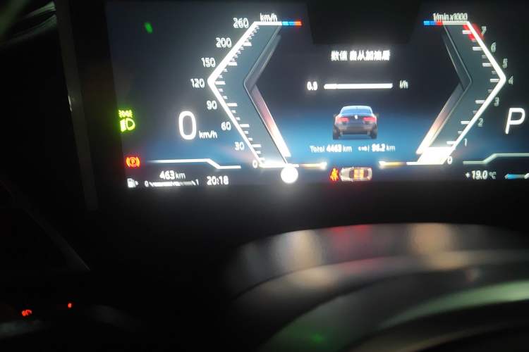 Used BMW 4 Series 2024 430i M Sport Night Edition Odometer Close Up