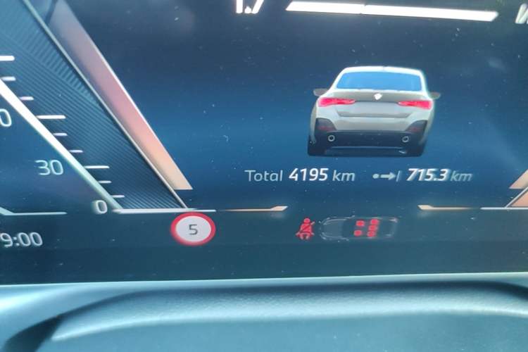 Used BMW 4 Series 2024 430i M Sport Night Edition Odometer Close Up