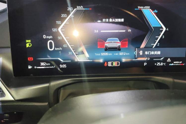 Used BMW 4 Series 2024 425i Gran Coupe M Sport Package Odometer Close Up