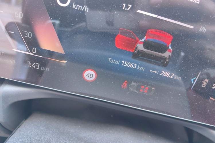 Used BMW 4 Series 2024 430i M Sport Night Edition Odometer Close Up
