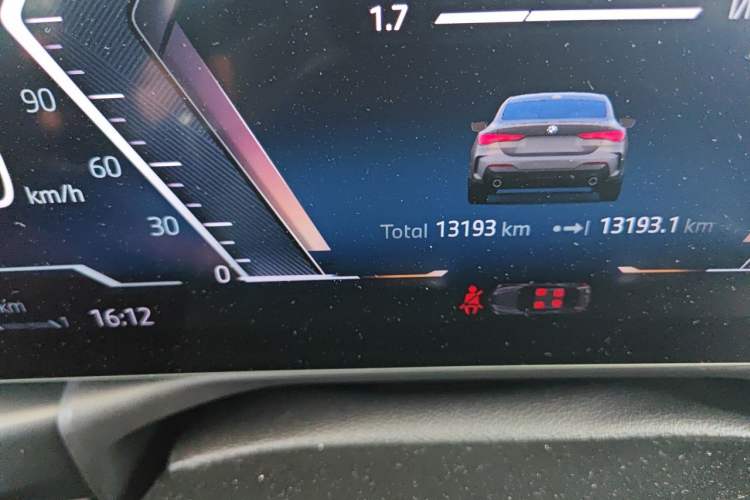 Used BMW 4 Series 2024 425i M Sport Package Odometer Close Up