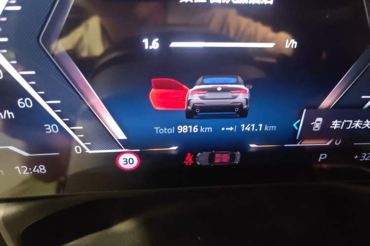 Used BMW 4 Series 2024 430i Convertible M Sport Night Edition Package Odometer Close Up
