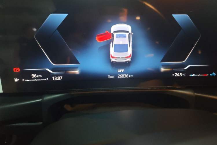 Used BMW 4 Series 2024 430i M Sport Night Edition Odometer Close Up