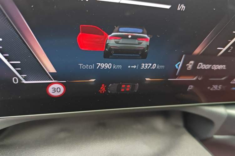 Used BMW 4 Series 2024 430i Convertible M Sport Night Edition Package Odometer Close Up