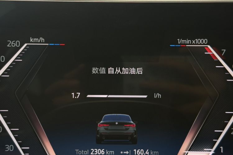 Used BMW 4 Series 2024 425i M Sport Package Odometer Close Up