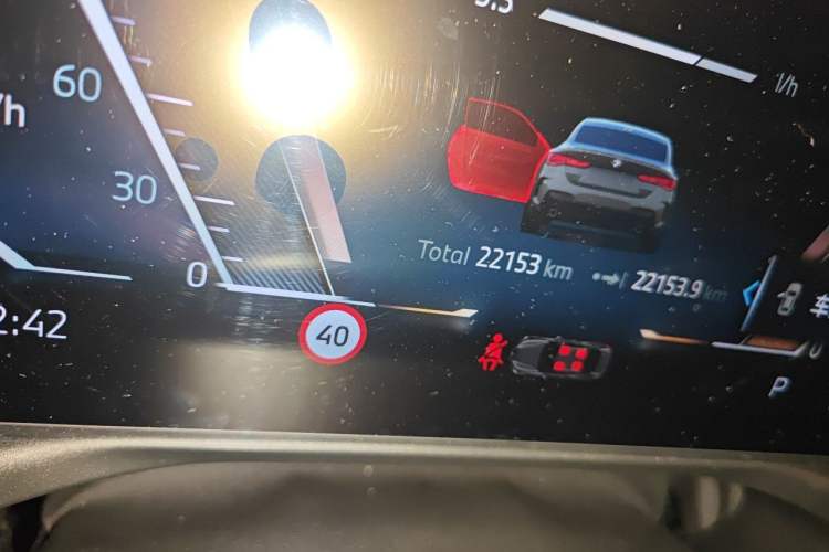 Used BMW 4 Series 2024 430i M Sport Night Edition Odometer Close Up