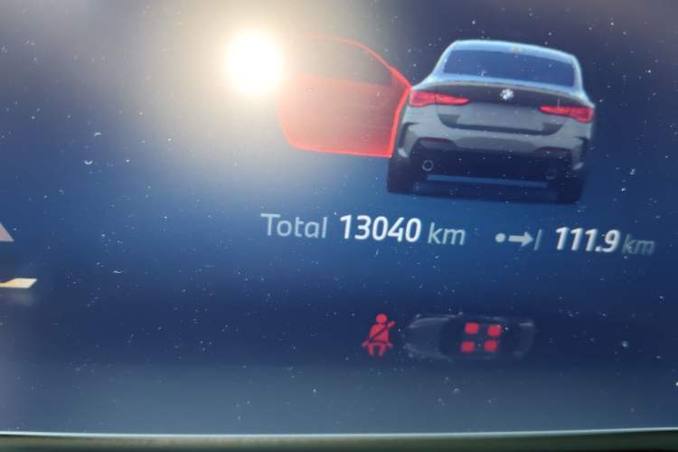Used BMW 4 Series 2024 425i M Sport Package Odometer Close Up