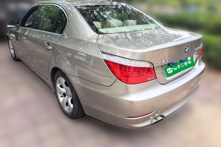 Used BMW 5 Series 2008 525Li Luxury Model Rear Left 45 Deg