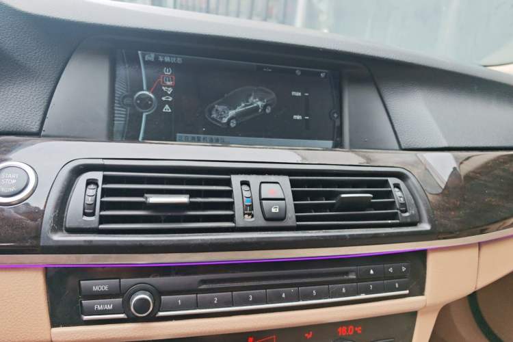 Used BMW 5 Series 2011 523Li Luxury Model Audio And AC Panel