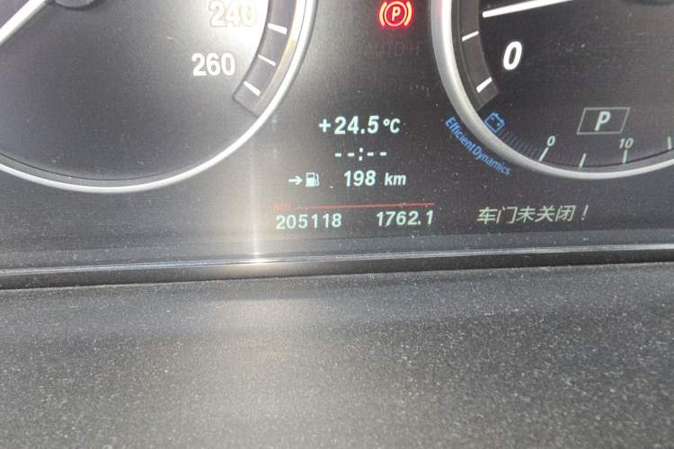 Used BMW 5 Series 2011 523Li Luxury Model Odometer Close Up