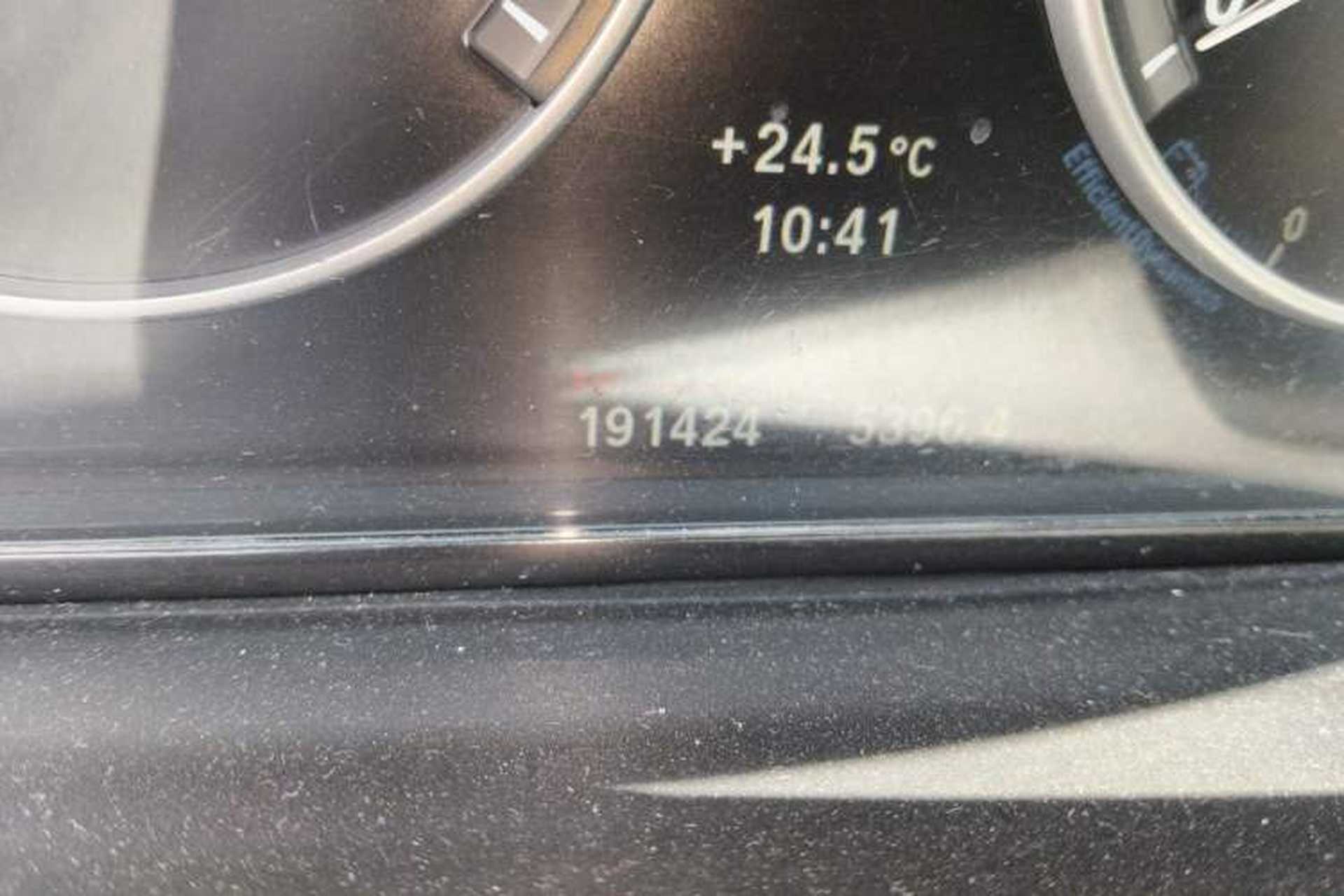 Used BMW 5 Series 2011 535Li Luxury Model Odometer Close Up