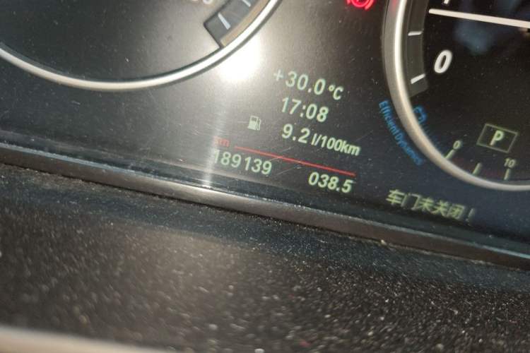 Used BMW 5 Series 2011 523Li Luxury Model Odometer Close Up