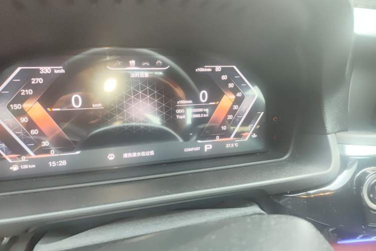 Used BMW 5 Series 2011 523Li Leading Model Odometer Close Up