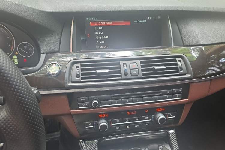 Used BMW 5 Series 2012 523Li Luxury Model Audio And AC Panel