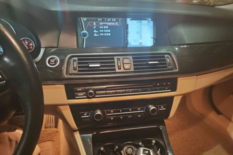 Used BMW 5 Series 2012 530Li Luxury Model Audio And AC Panel