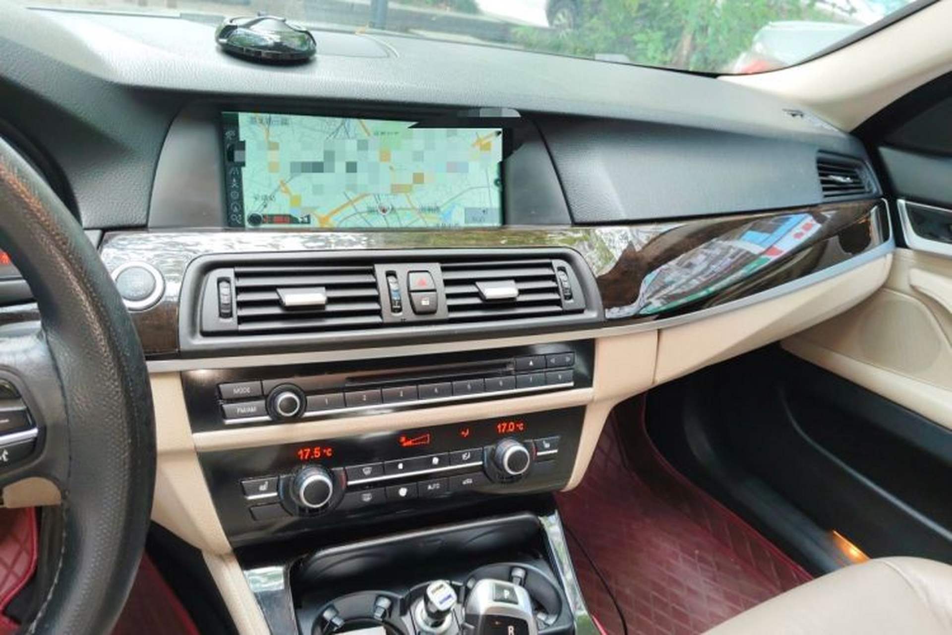 Used BMW 5 Series 2012 523Li Luxury Model Audio And AC Panel