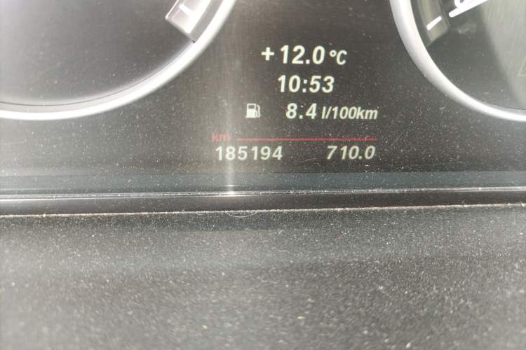 Used BMW 5 Series 2012 520i Elegant Edition Odometer Close Up