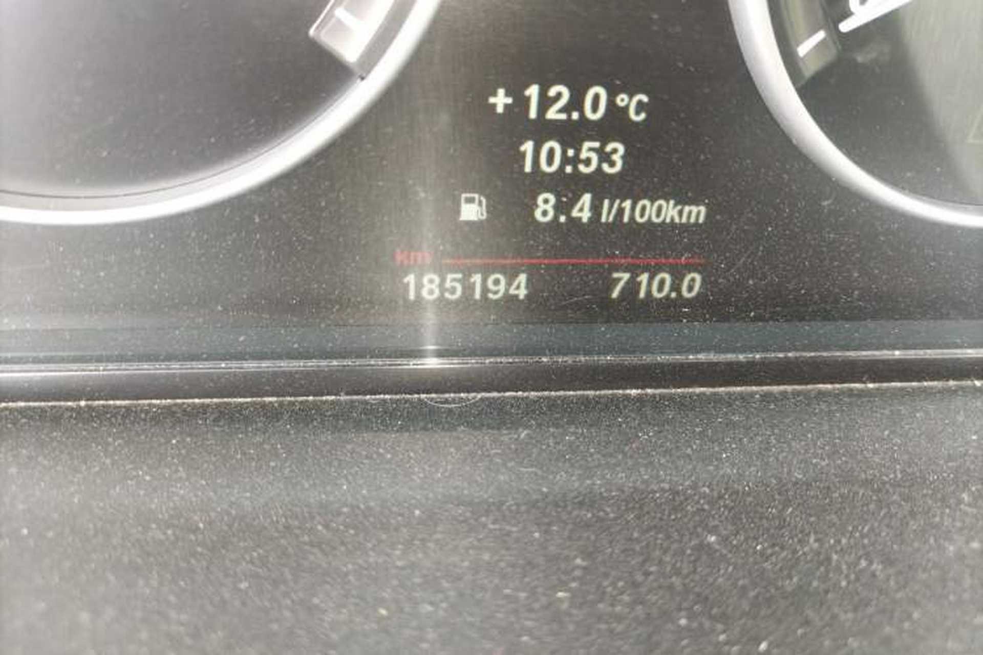 Used BMW 5 Series 2012 520i Elegant Edition Odometer Close Up