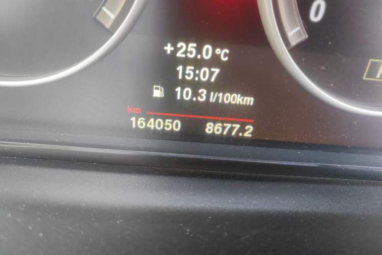 Used BMW 5 Series 2012 523Li Luxury Model Odometer Close Up
