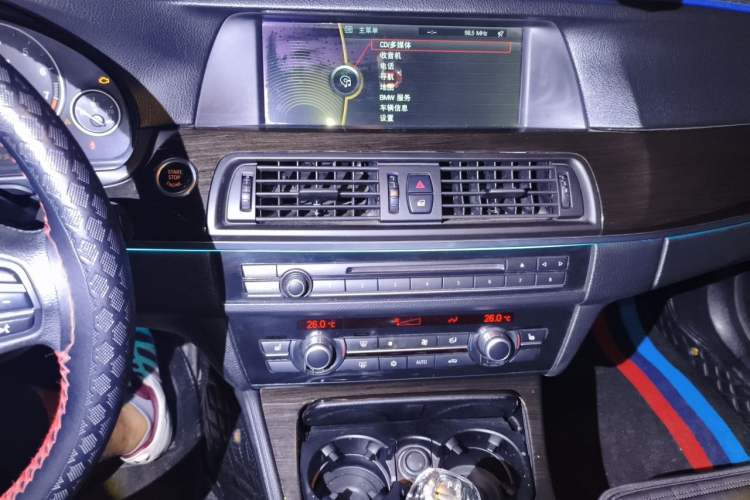 Used BMW 5 Series 2012 530Li Luxury Model Audio And AC Panel