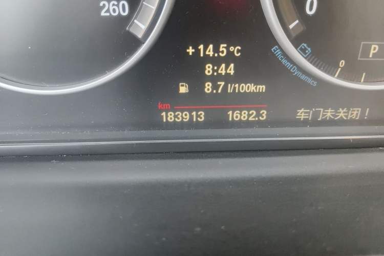Used BMW 5 Series 2012 523Li Luxury Model Odometer Close Up