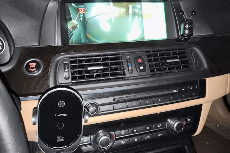 Used BMW 5 Series 2012 523Li Luxury Model Audio And AC Panel