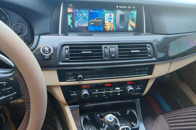 Used BMW 5 Series 2012 535Li Leading Model Audio And AC Panel