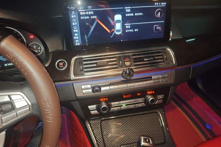 Used BMW 5 Series 2012 523Li Luxury Model Audio And AC Panel