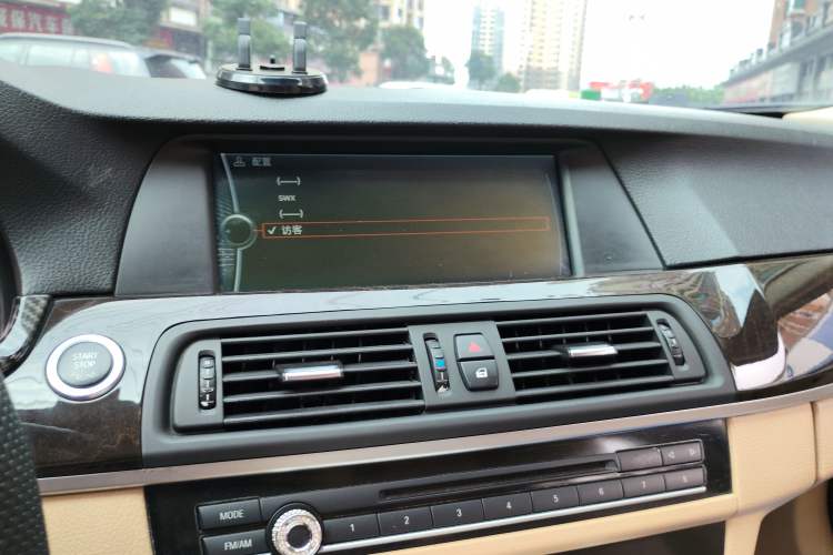 Used BMW 5 Series 2012 523Li Luxury Model Audio And AC Panel