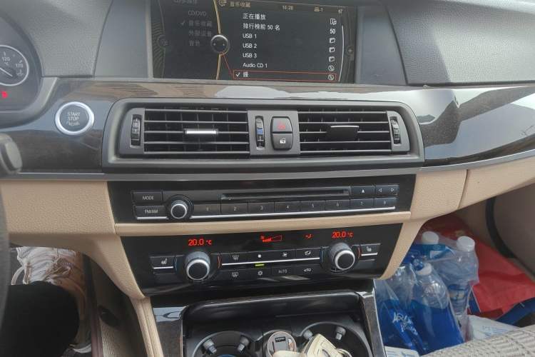 Used BMW 5 Series 2012 523Li Luxury Model Audio And AC Panel