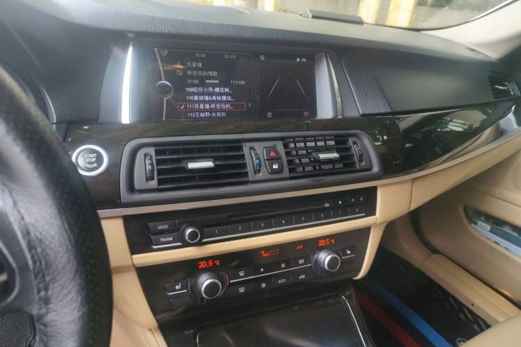 Used BMW 5 Series 2012 523Li Leading Model Audio And AC Panel