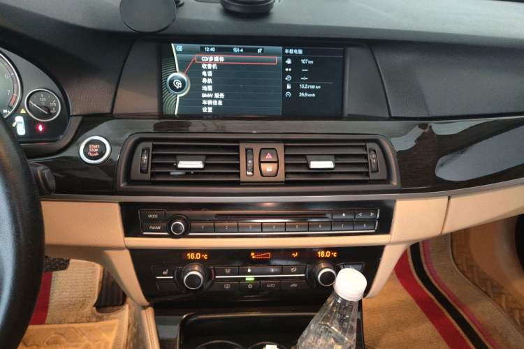 Used BMW 5 Series 2012 530Li Leading Model Audio And AC Panel