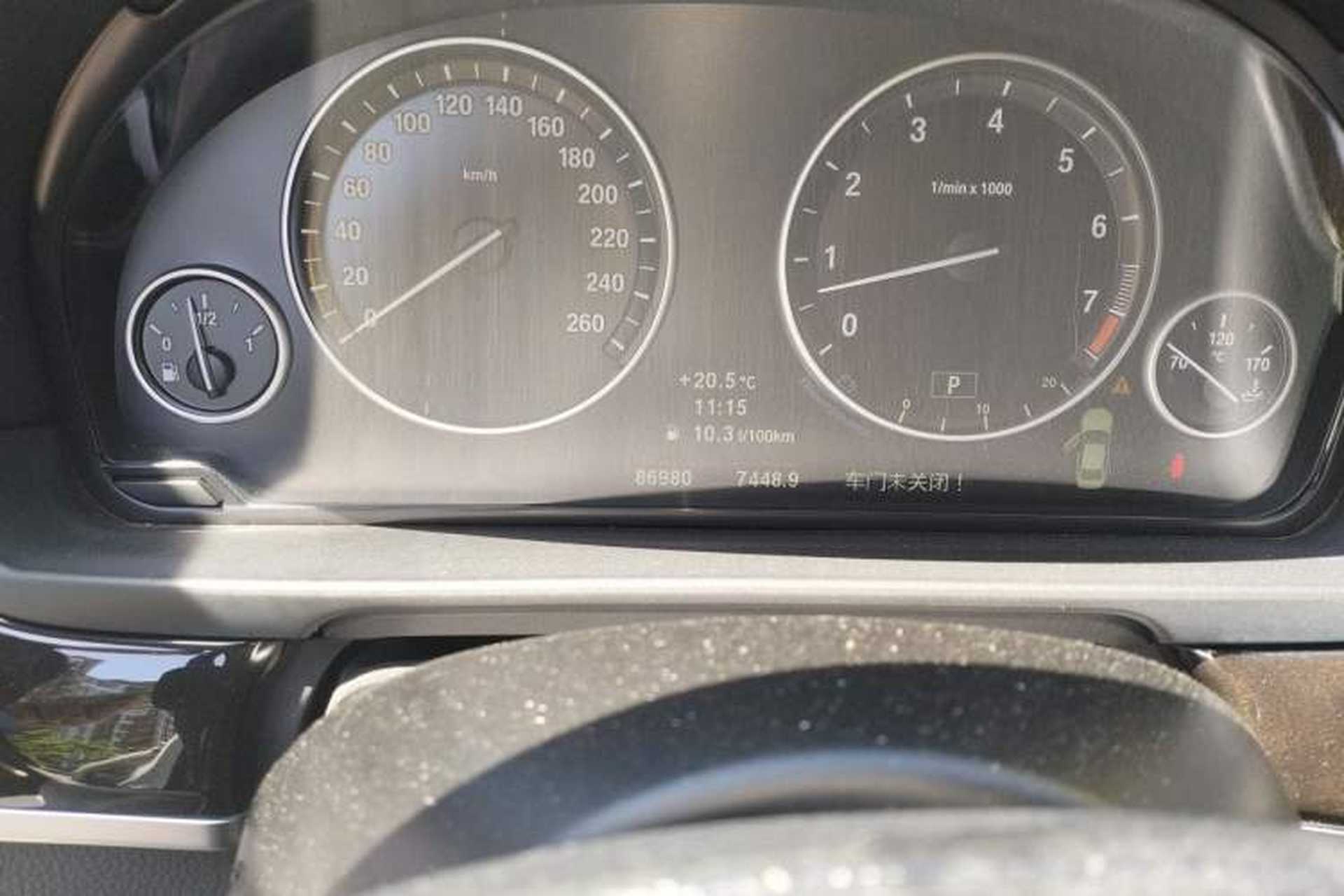 Used BMW 5 Series 2012 523Li Leading Model Odometer Close Up