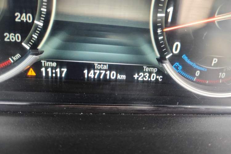 Used BMW 5 Series 2012 523Li Luxury Model Odometer Close Up