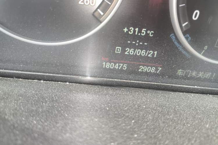Used BMW 5 Series 2012 523Li Luxury Model Odometer Close Up