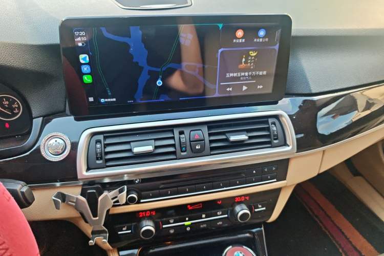 Used BMW 5 Series 2012 523Li Leading Model Audio And AC Panel