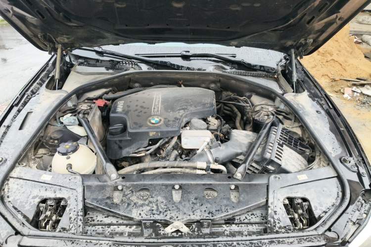 Used BMW 5 Series 2013 525Li Luxury Model Engine Bay