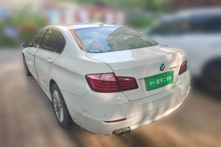 Used BMW 5 Series 2013 525Li Leading Model Rear Left 45 Deg